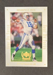 PEYTON MANNING 1999 UPPER DECK CENTURY LEGENDS TOUR DE FORCE INSERT #A3-#111623W - Picture 1 of 2