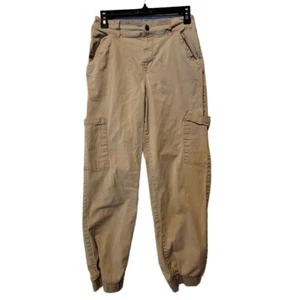 Arizona Jeans Co Boys Khaki  Elastic Waist Cargo Pants Size 7 - Picture 1 of 12