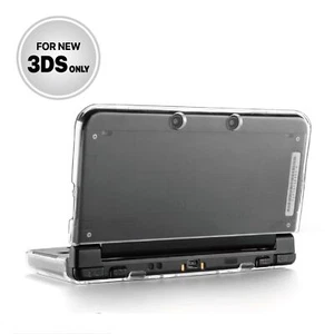 Funda protectora de plástico duro de cristal transparente para Nintendo 3DS nueva 2015 - Imagen 1 de 8