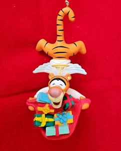 Vintage Tigger Angel Flying Disney Gifts Wings Halo Christmas Holiday Ornament - Picture 1 of 6