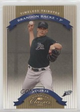 2002 Donruss Classics Timeless Tributes /100 Brandon Backe #134 Rookie RC
