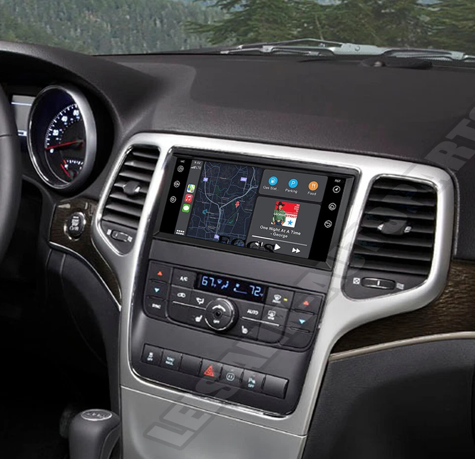 For 2011-2013 Jeep Grand Cherokee Radio GPS Stereo Apple CarPlay & Android Auto — 第 1/4 张图片