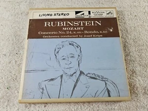 Mozart- Concerto No. 24. Rubinstein Reel-To-Reel Tape - Imagen 1 de 4