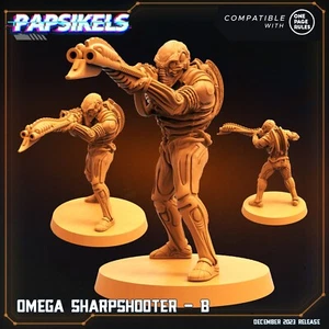 Omega Sharpshooter B Papsikels Miniature AvP Aliens Prometheus - Picture 1 of 1