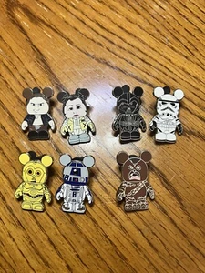 **** Disney Pin Vinylmation Mystery Pin Collection Star Wars Set Lot of 7 **** - Picture 1 of 6