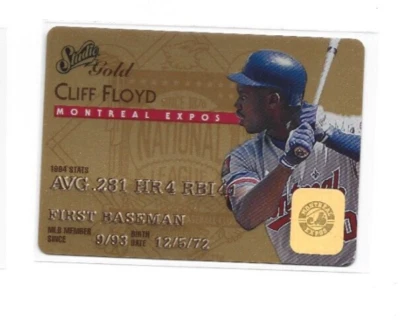 1995 Studio Gold Series #26 Cliff Floyd NMMT - Image 1 of 2