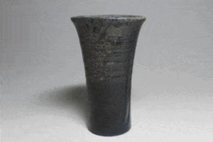 Taza de cerveza Aisai rara de cerámica japonesa Bizen de Hiroyuki Matsui - Imagen 1 de 6
