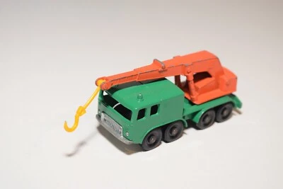 A43 1:60 MATCHBOX LESNEY 30 8 WHEEL CRANE TRUCK GREEN EXCELLENT CONDITION - Image 1 of 4
