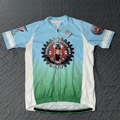 Camiseta de ciclismo Jakroo Horrible Hundred 2012 masculina 2XL - Imagem 1 de 4