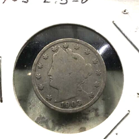 1903 Liberty Victory Nickel Good Cover