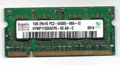 Hymp125s64cp8-S6-Ab Hynix 2Gb Ddr2 800Mhz Pc2-6400 200Pins Cl6 Non-Ec - Image 1 of 2