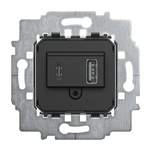 Busch Jaeger 6475U USB Netzteil-Einsatz mit USB-A + USB-C - Bild 1 von 1