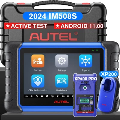 2025 Autel IM508S + XP400 PRO OBD2 IMMO Key Programming Scanner as IM608 PRO II - Image 1 of 4