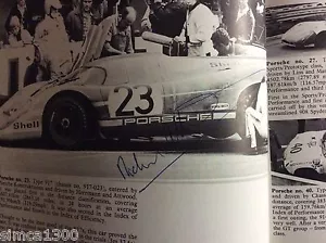 PORSCHES AT LE MANS RICHARD ATTWOOD Signed LE MANS WINNER  JEFF MAY - Picture 1 of 11