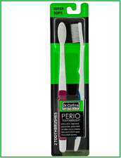 Dr. Collins Perio Toothbrush Value Pack, 2 Count Ultra-soft and super slim NEW