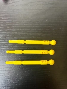 Transformers Armada Unicron Missiles Yellow Set Of 3 2003 - Picture 1 of 2