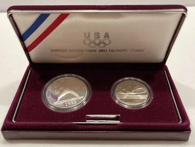 United States Mint 1992 Olympic coins,  AS - Image 1 of 4
