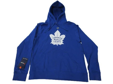 New-Minor-Flaw Toronto Maple Leafs Mens Size L Large Blue Hoodie Cover