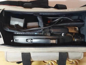 RCA CC507 Pro Edit VHS Camcorder Vintage 16x Zoom Flying Erase Bag Charger - Picture 1 of 19