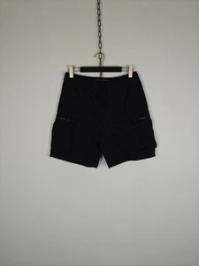 Tech Cargo Shorts Multipocket Black size M - Picture 1 of 8