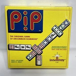PIP The Original Game of Uncommon Dominoes Intellitoy Vinyl Case 1991 NEU Sealed - Bild 1 von 6