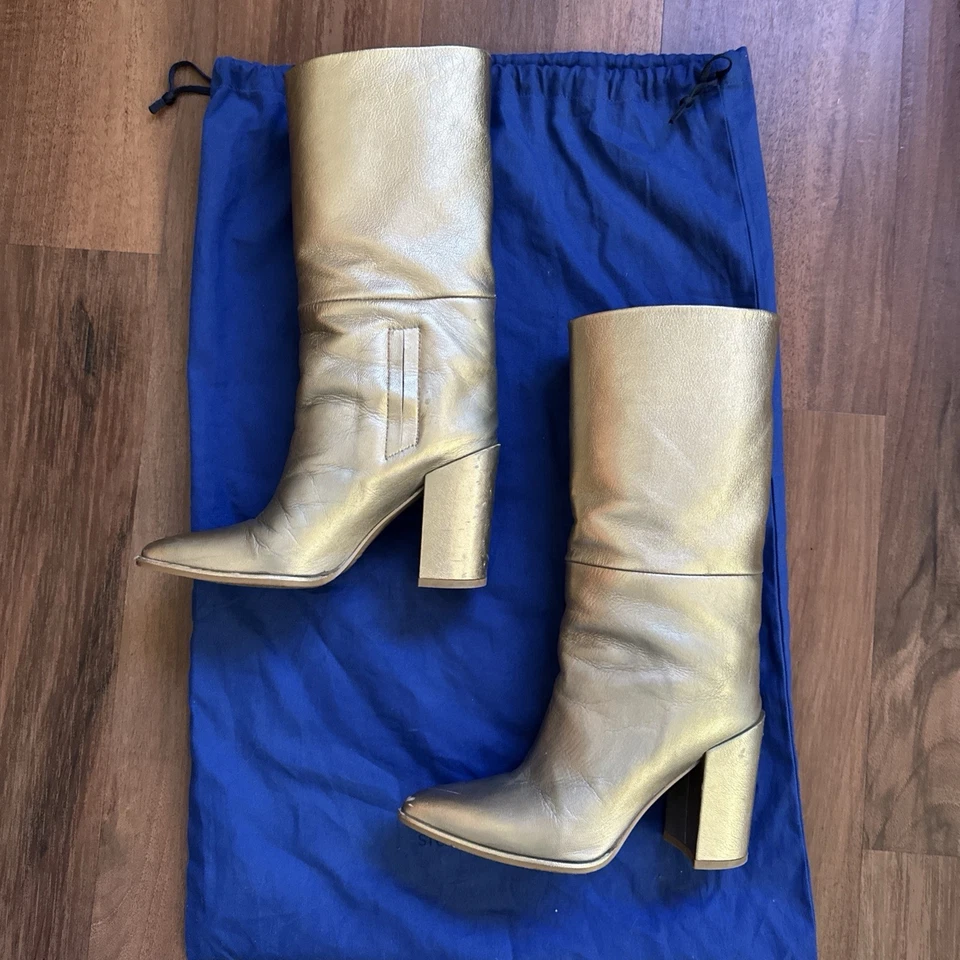 Botas de cuero para mujer Stuart Weitzman talla 6 Foto 1 de 4