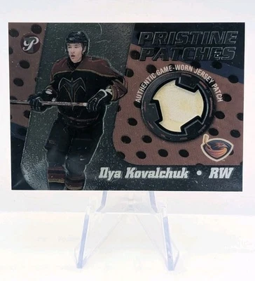 2003-04 TOPPS PRISTINE PATCHES ILYA KOVALCHUK JERSEY PATCH RELIC #PP-IK - Image 1 of 3