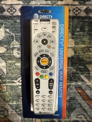 New in Package Sealed DIRECTV Universal IR/RF Remote Control RC66RX Plus Manual - Image 1 of 4