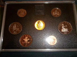 Juego de prueba de monedas británicas sin circular Royal Mint 1988 - Imagen 1 de 5