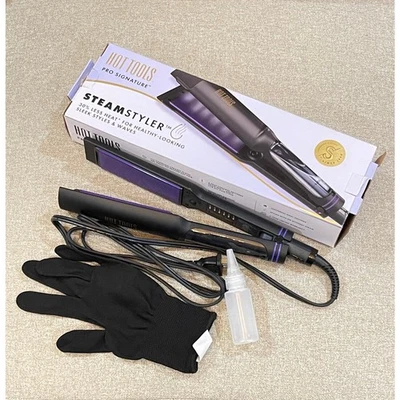 Hot Tools Pro Signature Steamstyler | Healthy-Looking Hair - Image 1 of 4