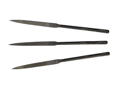 Nicholson 5-1/2" OAL Knife Needle File #2 Cut Medium Swiss Pattern LOT OF 3 - Image 1 of 4