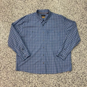Orvis Flanellhemd Herren XXL Mehrfarbig Blau Kariert Stretch Active Fit Knopfleiste - Bild 1 von 5