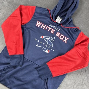 Nike Baseball Chicago White Sox Therma Fit Pullover Hoodie Größe Medium  - Bild 1 von 9