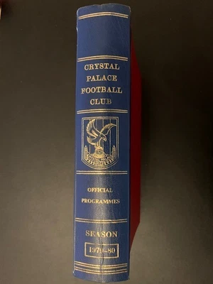 Crystal Palace F.C. Home Programmes (x24) 1979-80 in Official Binder - Very Good - Image 1 of 4