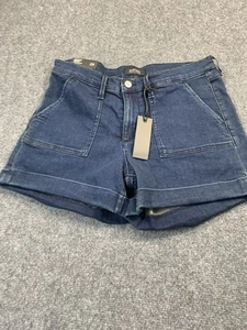 Buffalo Shorts Womens 29 Denim Mid Rise Short Blue Casual Pockets Outdoors - Picture 1 of 17