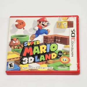Nintendo 3DS: Super Mario 3D Land Videospiel mit roter Hülle - Bild 1 von 5
