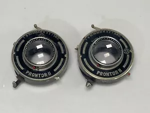 Lot of 2 Rodenstock Trinar Anastigmat 10.5cm 105mm f/3.8 Lens Frontor II Shutter - Picture 1 of 24