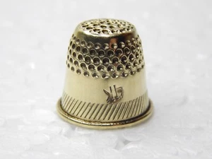 Vintage brass thimble USSR with Price, Sewing Thimble soviet - Picture 1 of 7