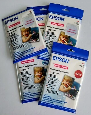 Collection of nine 4x6 and two 8.5x11 Ink Jet Photo Paper sets.  Sealed and Open - Image 1 of 4