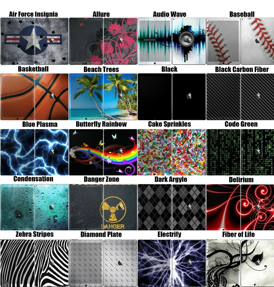 Choose Any 1 Vinyl Skin/Decal for Apple iPad Pro 12.9" 1st, 2nd Gen - Free Ship! - Image 1 of 3