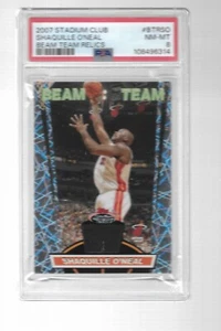 Maglia Stadium Club Beam Team Shaquille O'Neal 2007 PSA 8 - Foto 1 di 2