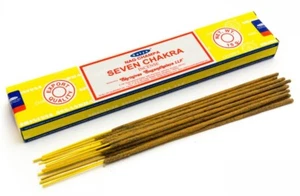 Satya Nag Champa 'Seven Chakra' Incense Sticks (O9)  - Picture 1 of 1