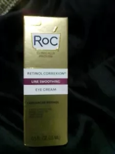 Roc Retinol Correxion Line Smoothing Eye Cream Rare Deal Anti Aging Wrinkles ๐ฅ - Picture 1 of 8