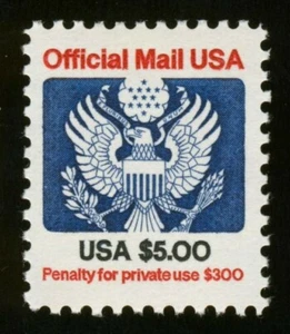 #O133 $5 Official Mail, Mint **ANY 5=FREE SHIPPING** - Picture 1 of 1