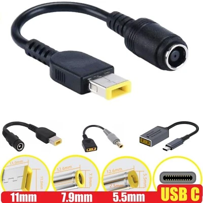 Cargador de CA Fuente de alimentación Adaptador Convertidor Cable de carga para Lenovo ThinkPad Foto 1 de 4