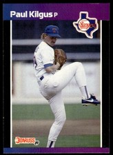 1989 Donruss Baseball Card Paul Kilgus Texas Rangers #283