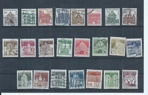 Berlin West Germany stamps. Most of the 1964 German Architecture used (AE377) - Picture 1 of 2
