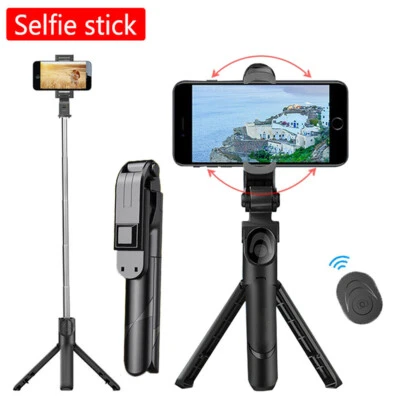 Bluetooth Selfie Self Stick Extendable Monopod Handheld for iPhone Samsung - Image 1 of 4
