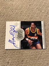 Alex English 2000 upper deck legends legendary signatures auto autograph