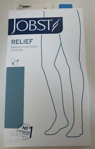 JOBST Relief Compression Knee High, 15-20 mmHg Closed Toe Large - Beige - Picture 1 of 4